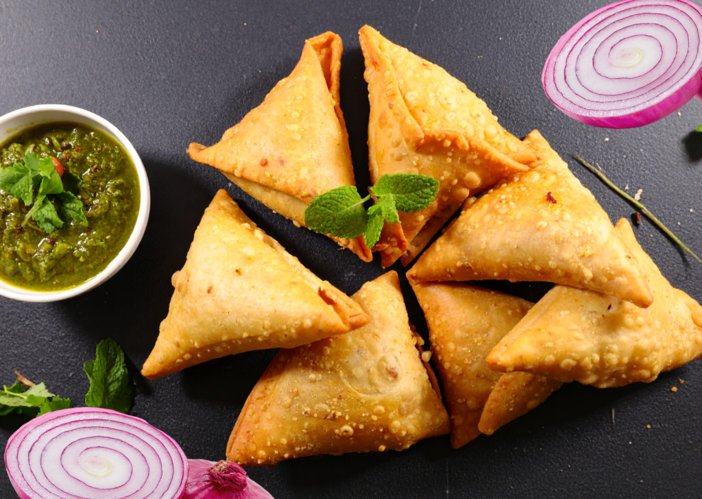 how to make onion samosa in kannada